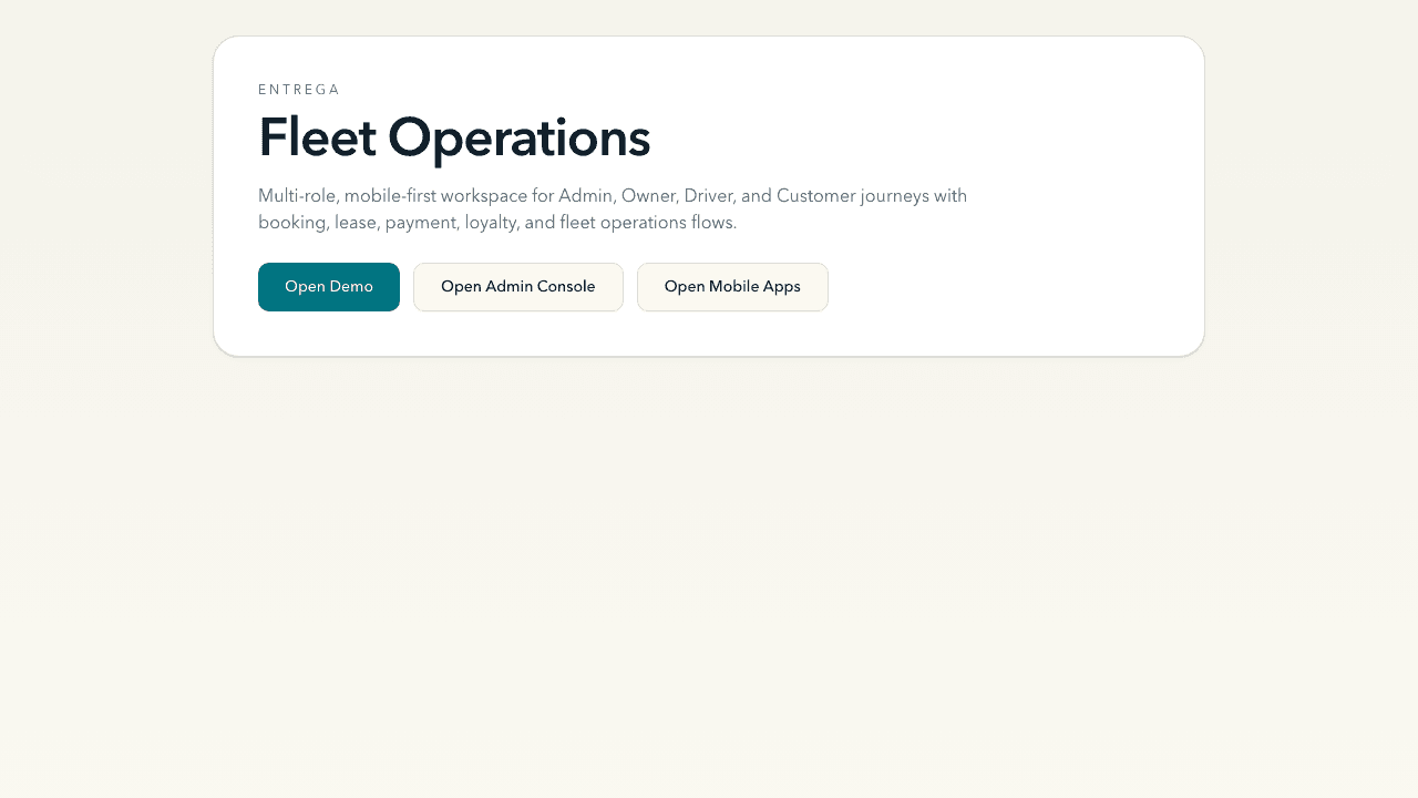Fleet Management Screen 01