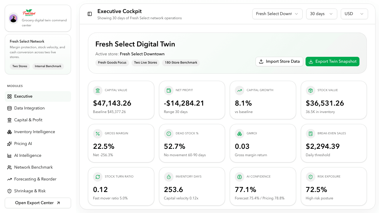 Fresh Select Grocery & Fresh Goods Screen 01